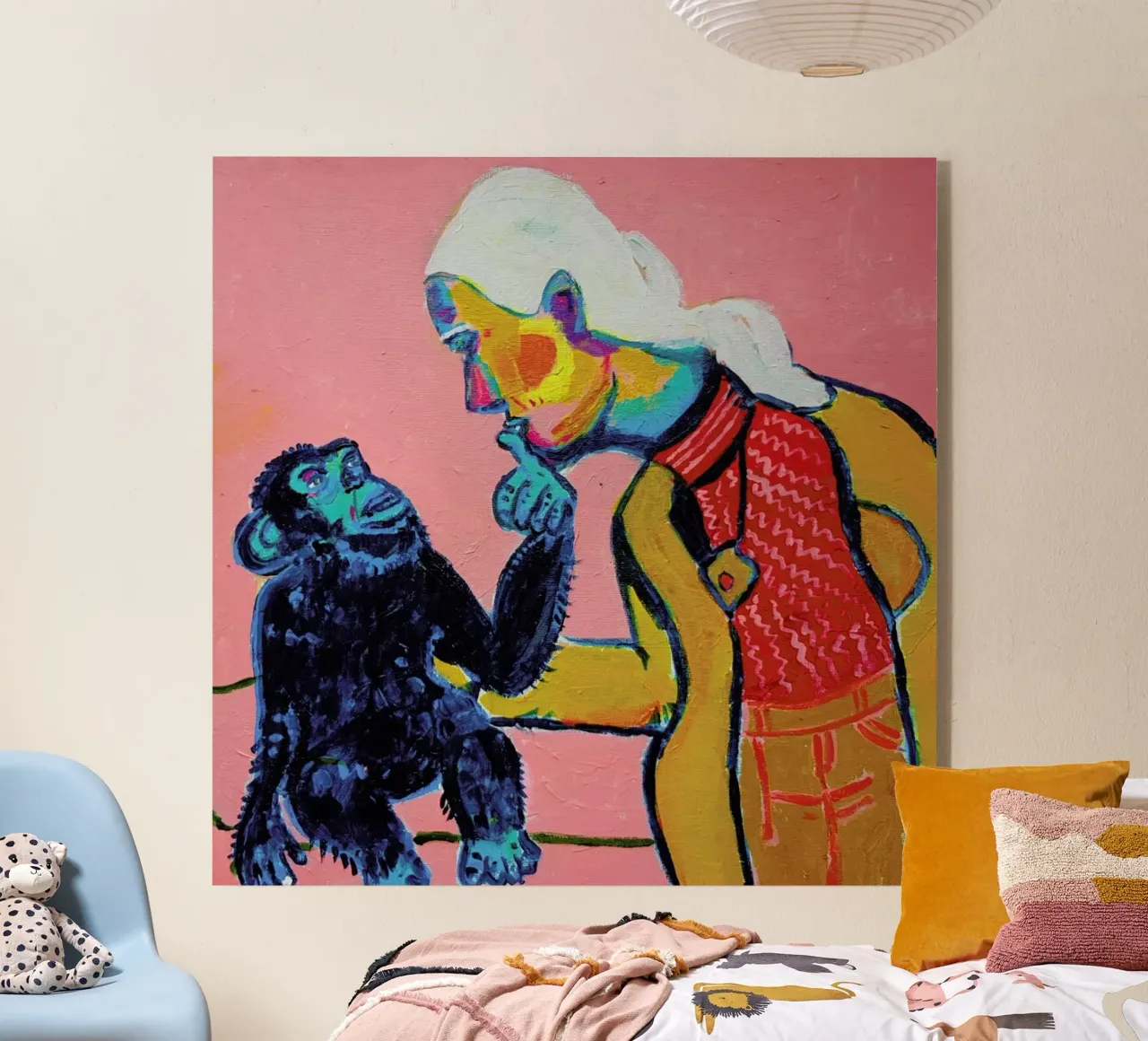 Jane Goodall 2 plexiglass da Blanca Nuñez Pozuelo