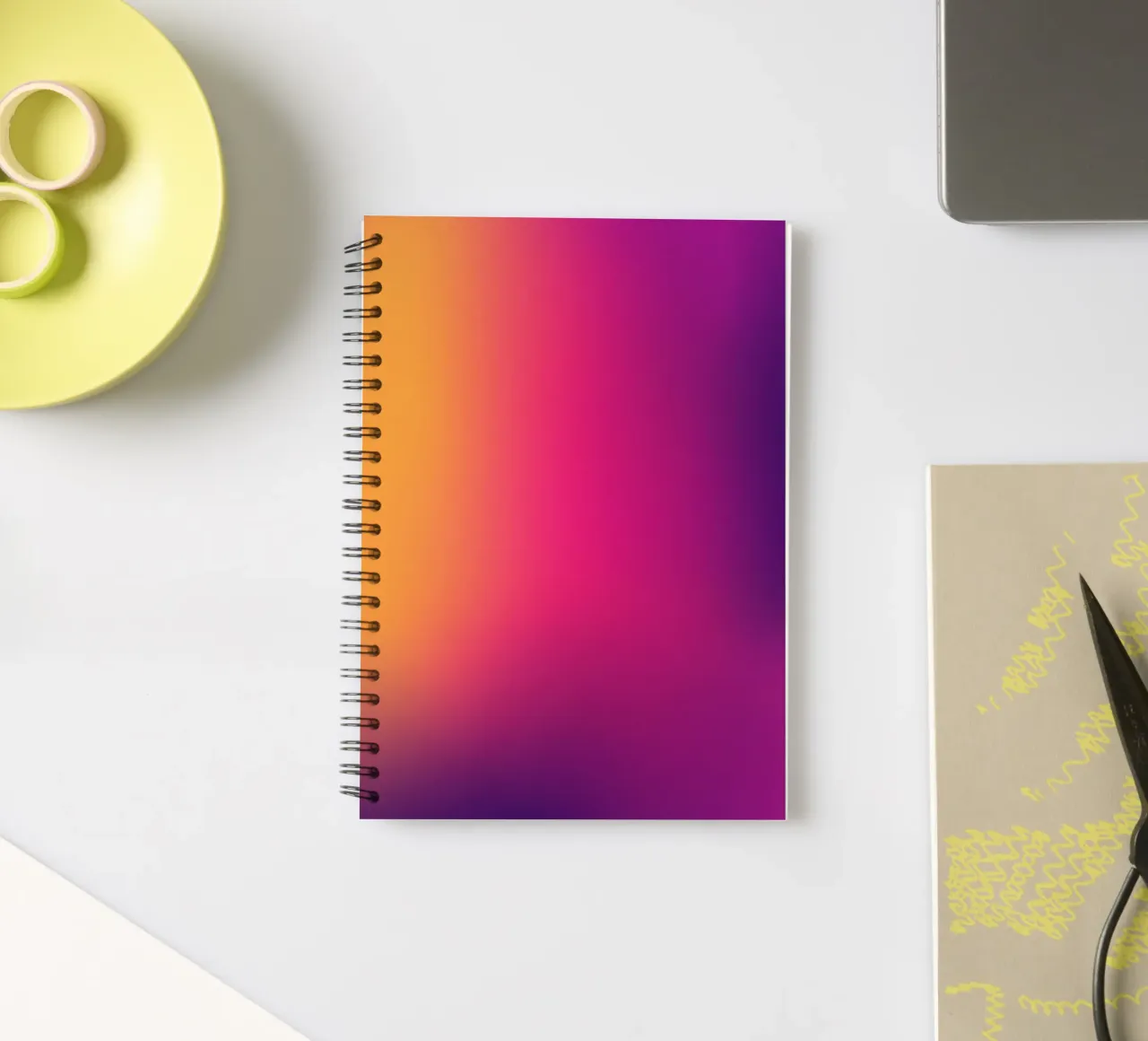Metamorphosis - Vivid Bliss spiral notebook by Petra Lang