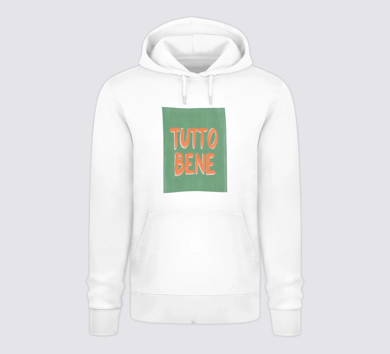 Tutto Bene, positive Vibes felpa con cappuccio da Carinaprint