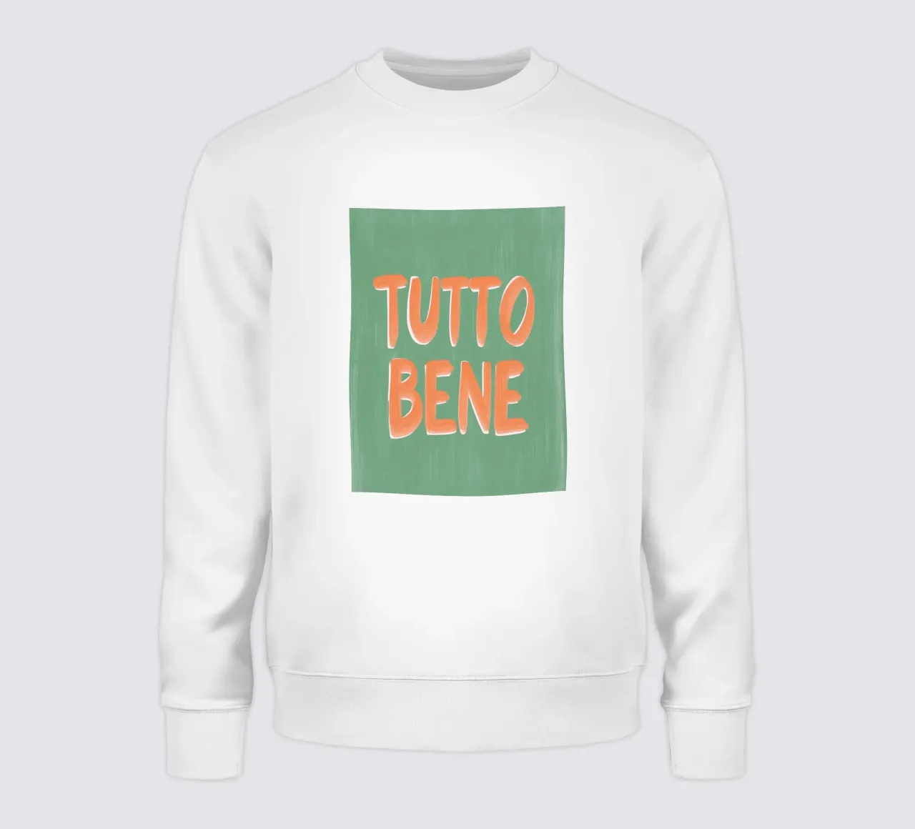 Allemaal goede, positieve vibraties sweatshirt van Carinaprint