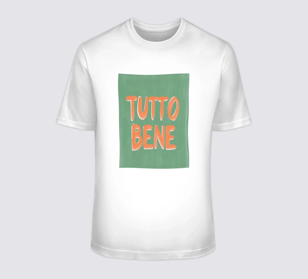 Tutto Bene, positive Vibes t-shirt da Carinaprint