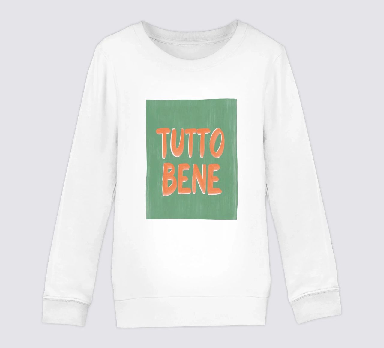 Tutto Bene, positive Vibes felpa bambino da Carinaprint