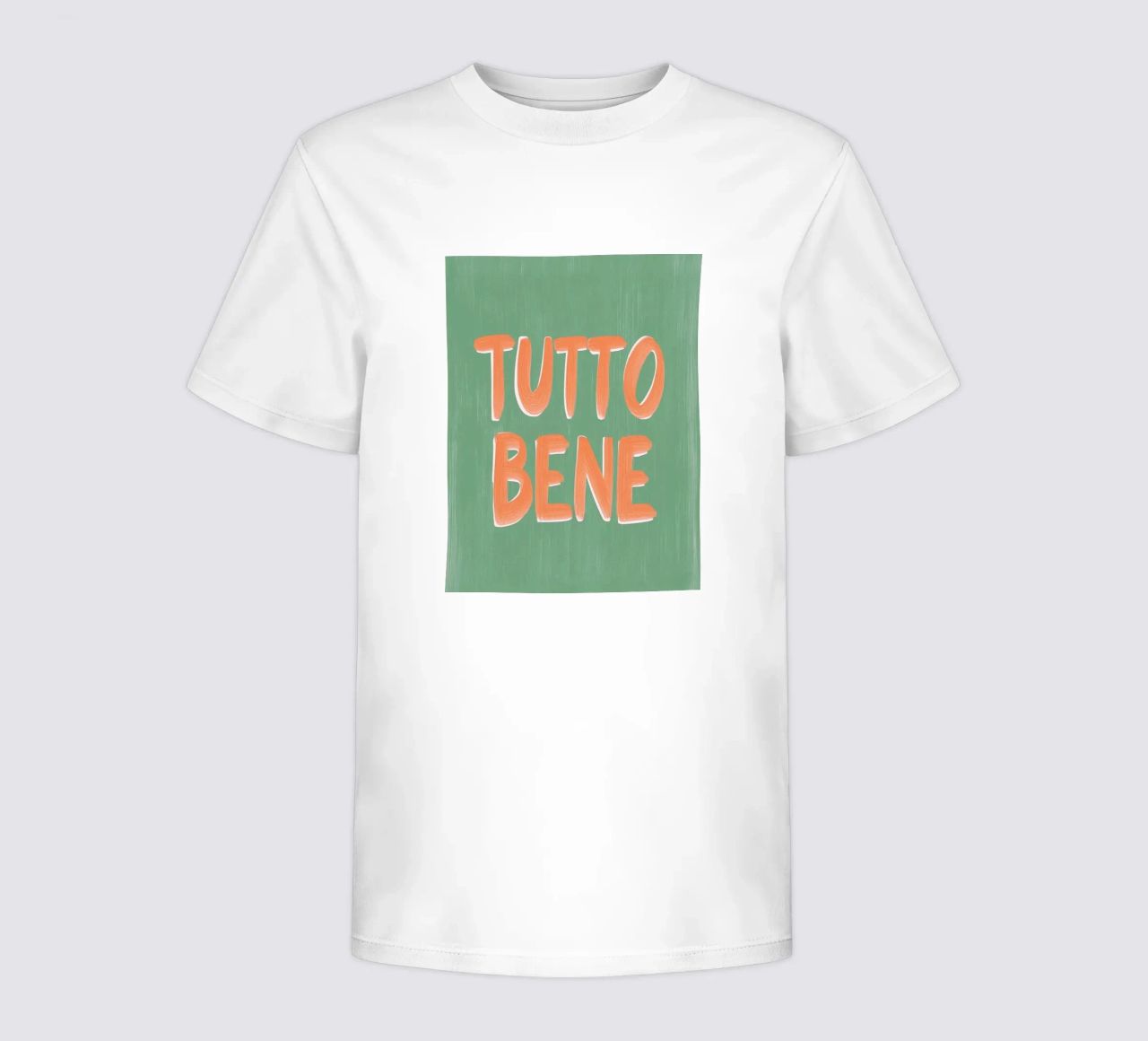 Tutto Bene, positive Vibes t-shirt bambini da Carinaprint