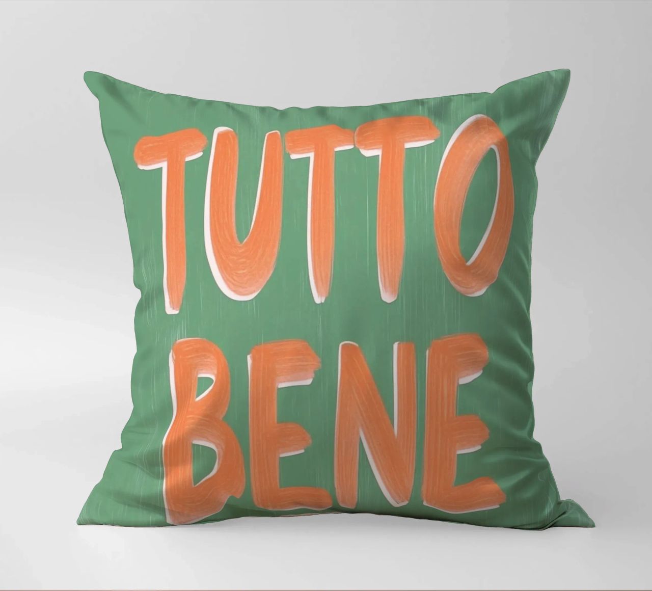 Tutto Bene, positive Vibes cuscino da Carinaprint