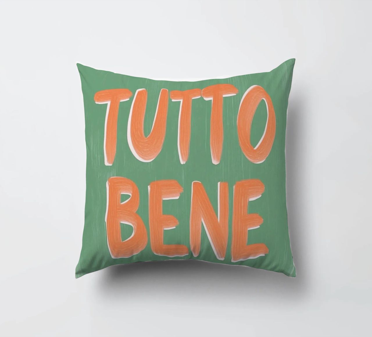 Tutto Bene, positive Vibes cuscino da Carinaprint
