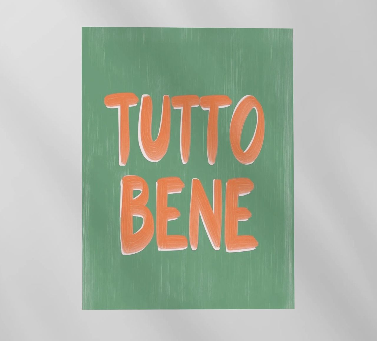 Tutto Bene, positive Vibes pellicola backlit da Carinaprint