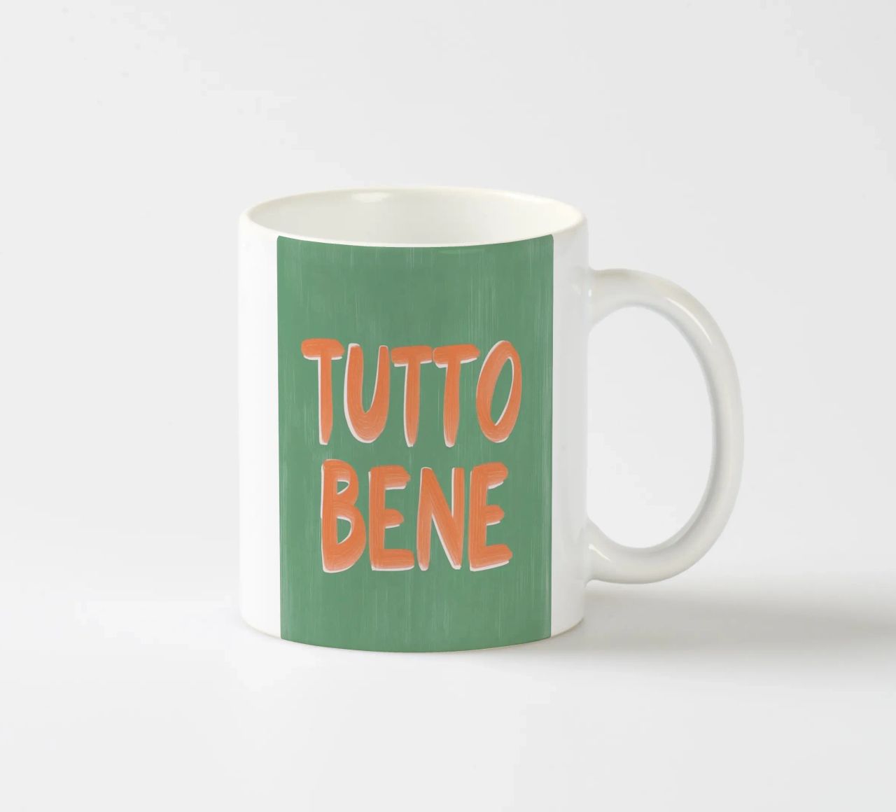 Tutto Bene, positive Vibes tazza in ceramica da Carinaprint