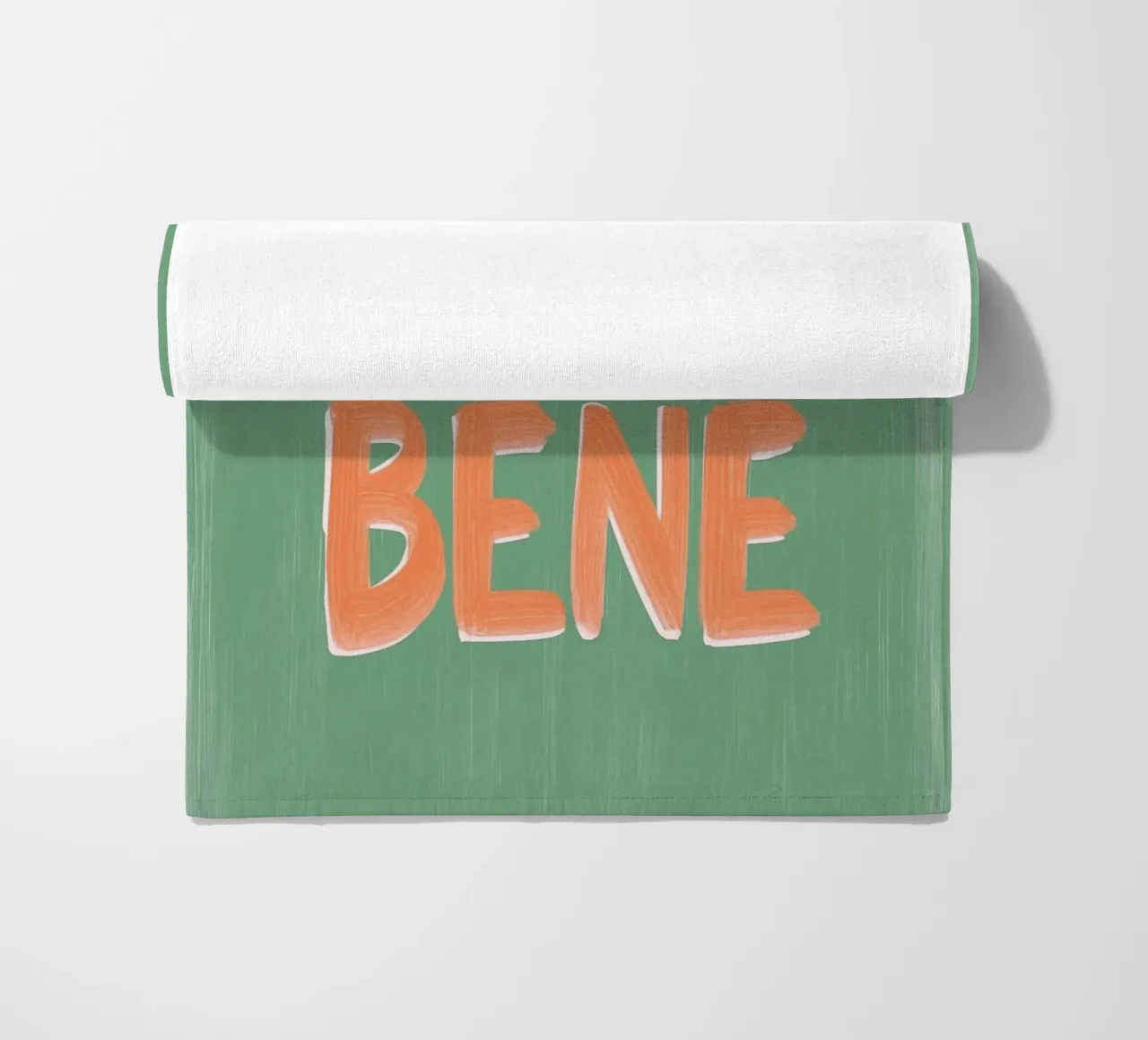 Tutto Bene, positive Vibes telo mare da Carinaprint