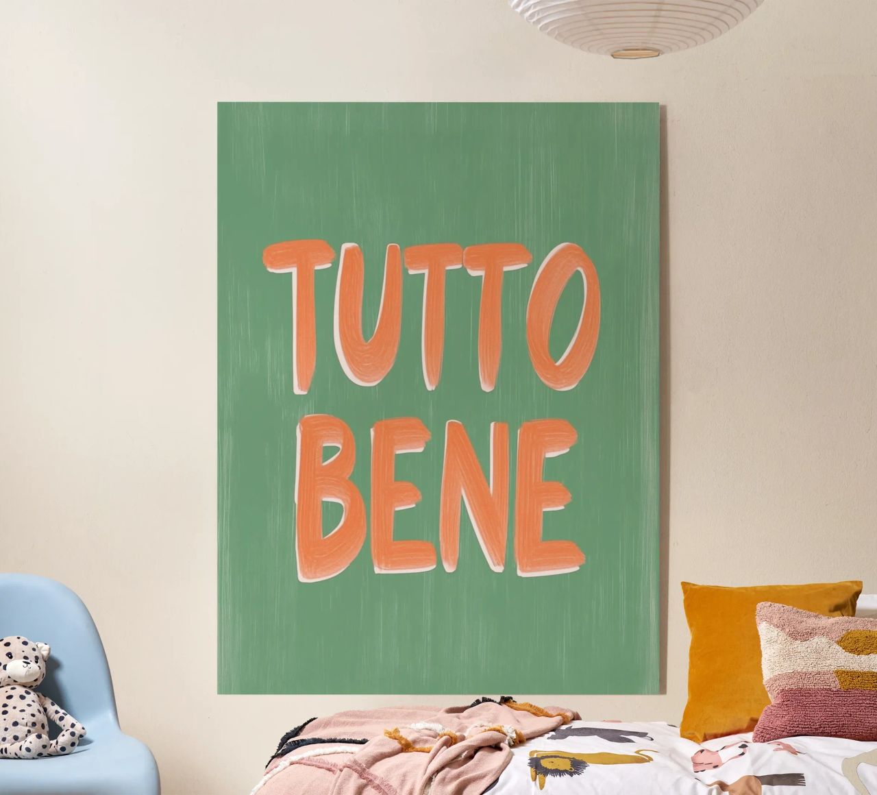Tutto Bene, positive Vibes plexiglass da Carinaprint