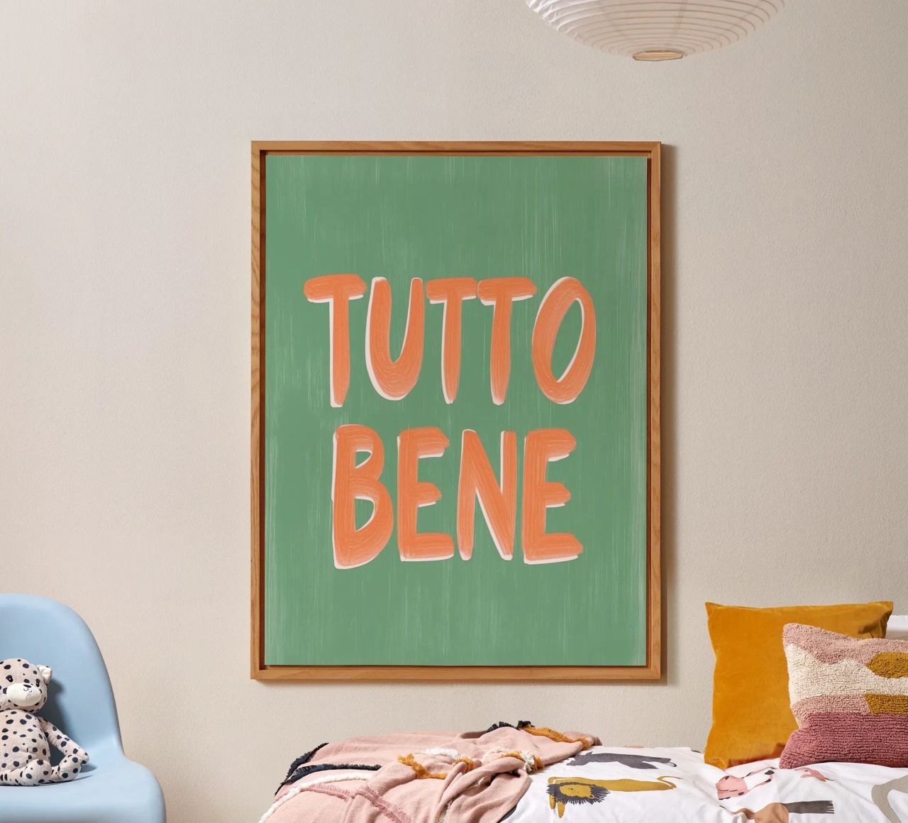 Tutto Bene, positive Vibes alluminio dibond da Carinaprint