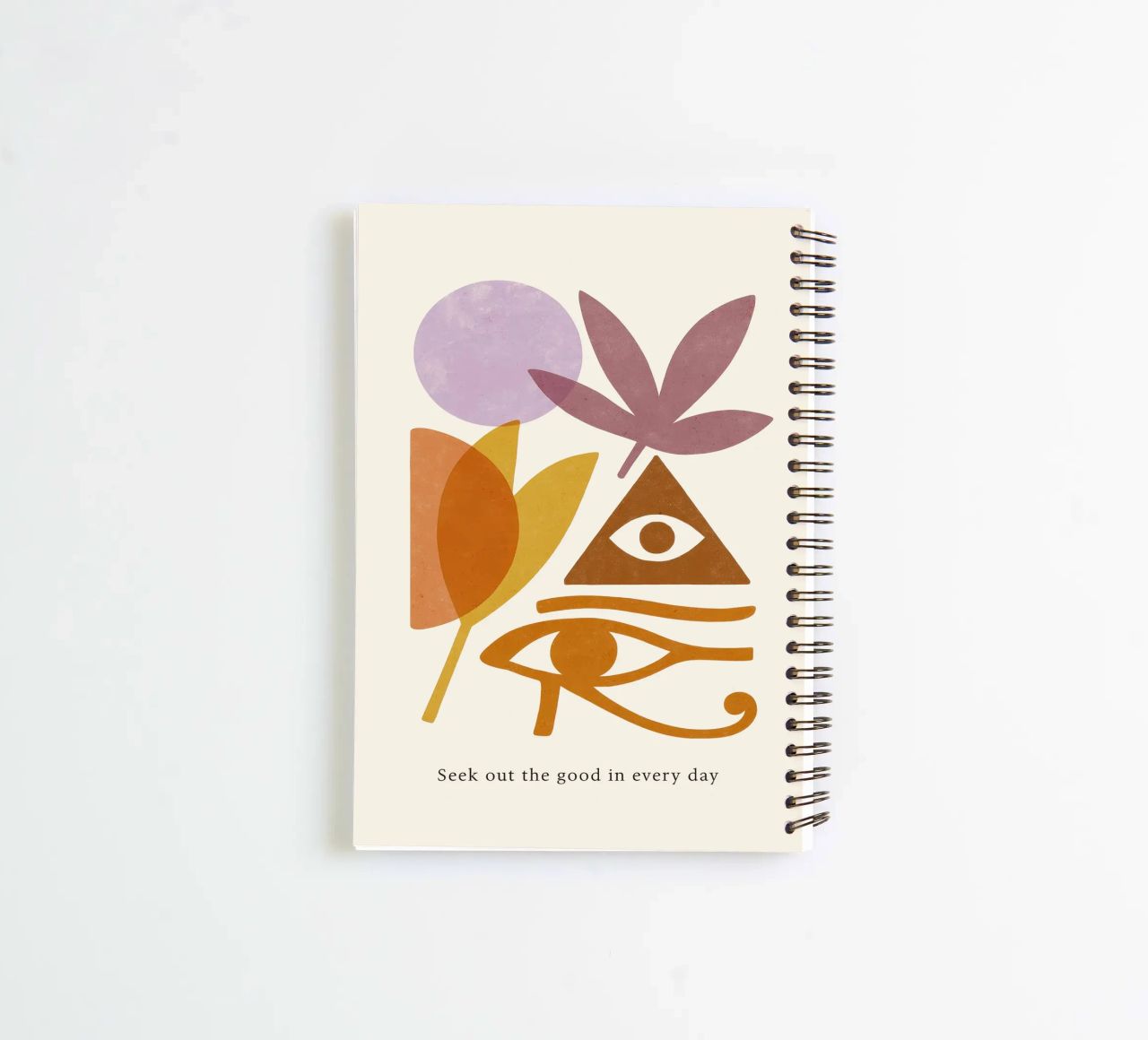 Seek Out The Good In Every Day spiral notebook by treechild