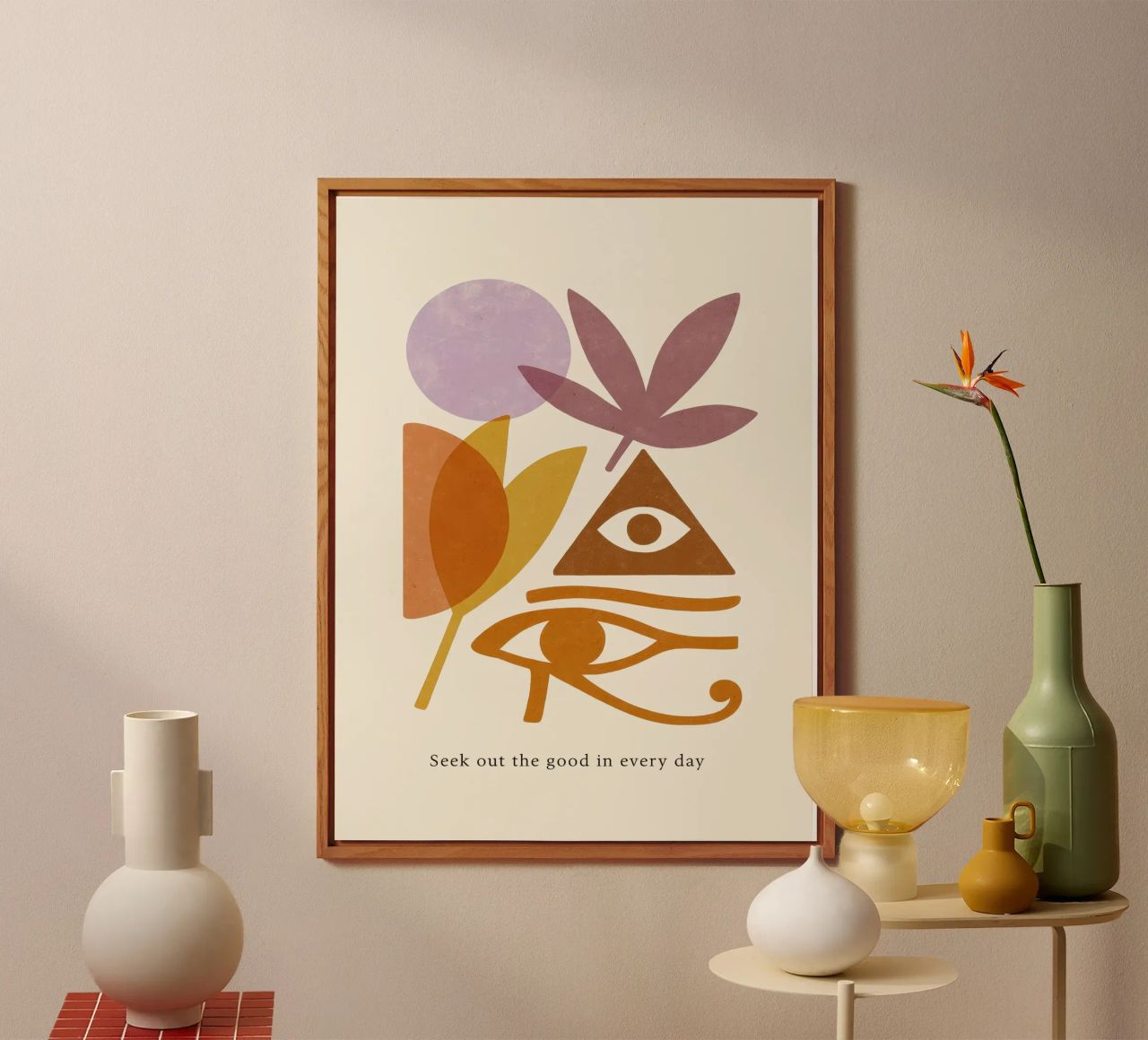 Seek Out The Good In Every Day alluminio dibond da treechild