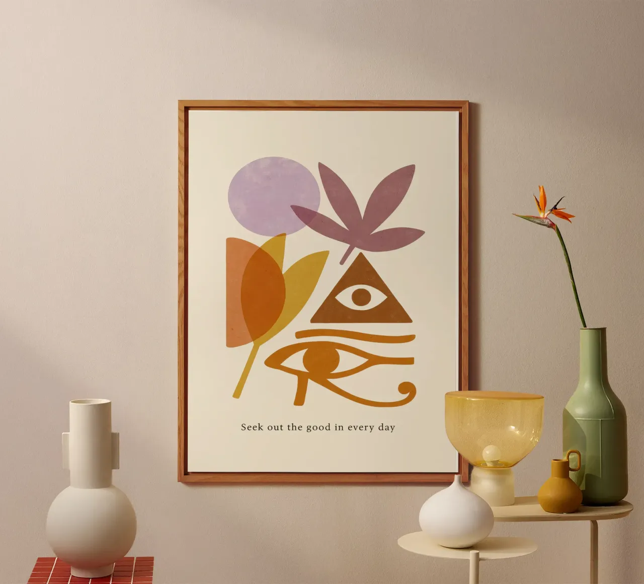 Seek Out The Good In Every Day alluminio dibond da treechild
