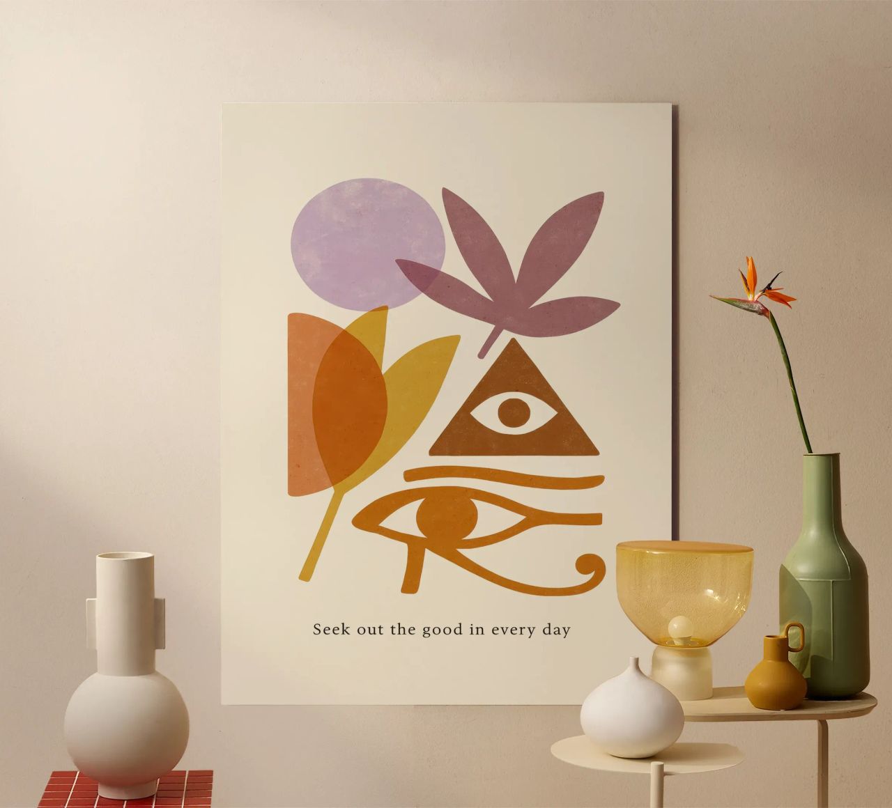 Seek Out The Good In Every Day alluminio dibond da treechild
