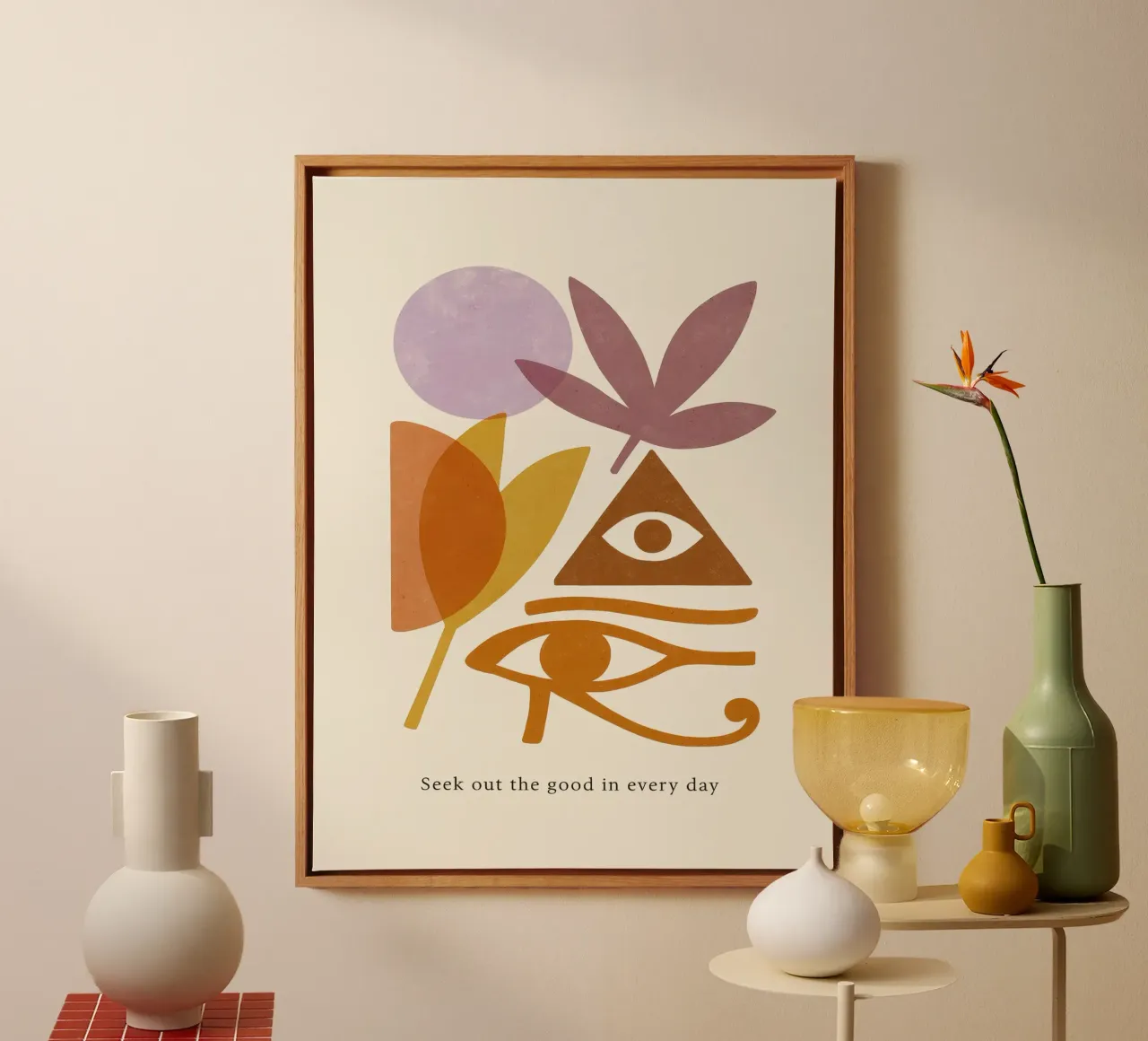 Seek Out The Good In Every Day Leinwand von treechild