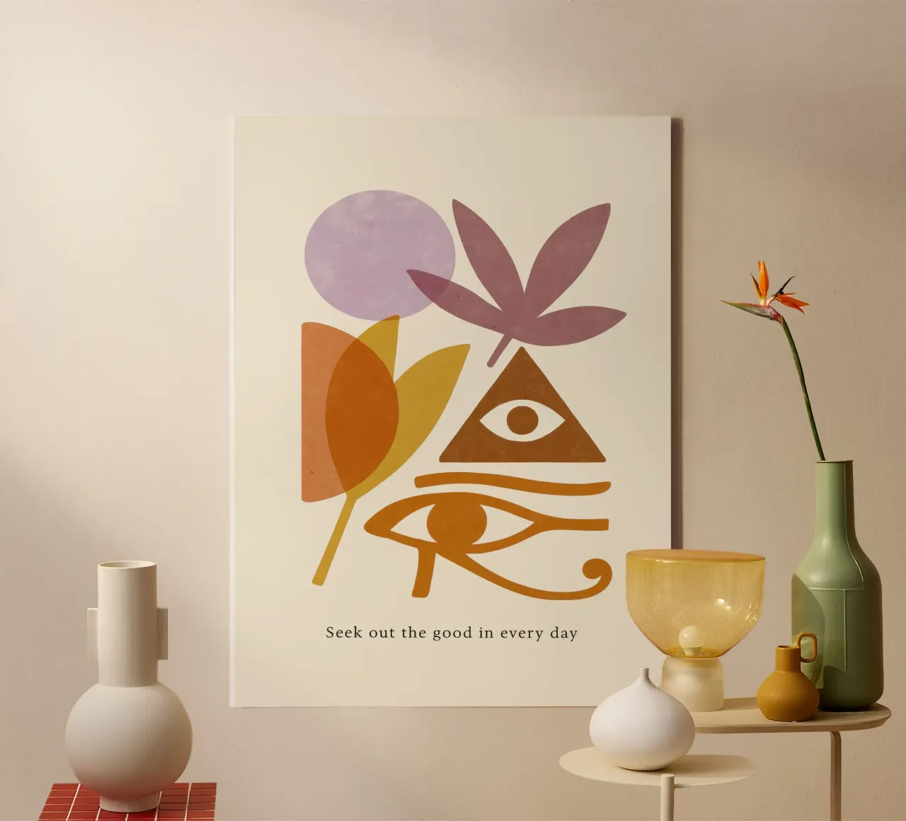 Seek Out The Good In Every Day Leinwand von treechild