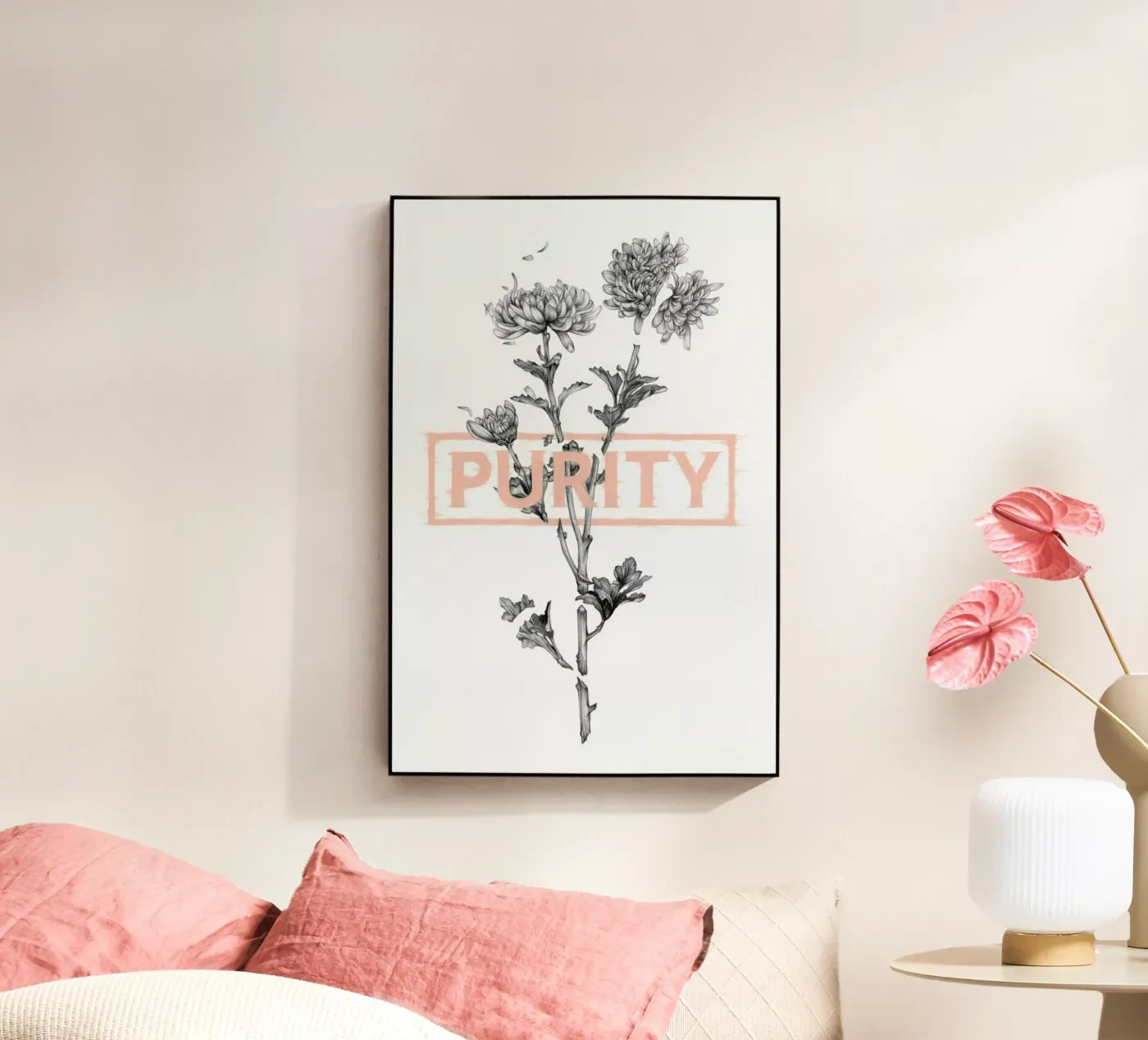 Flowers 3 Acryl-Glas von The White Deer