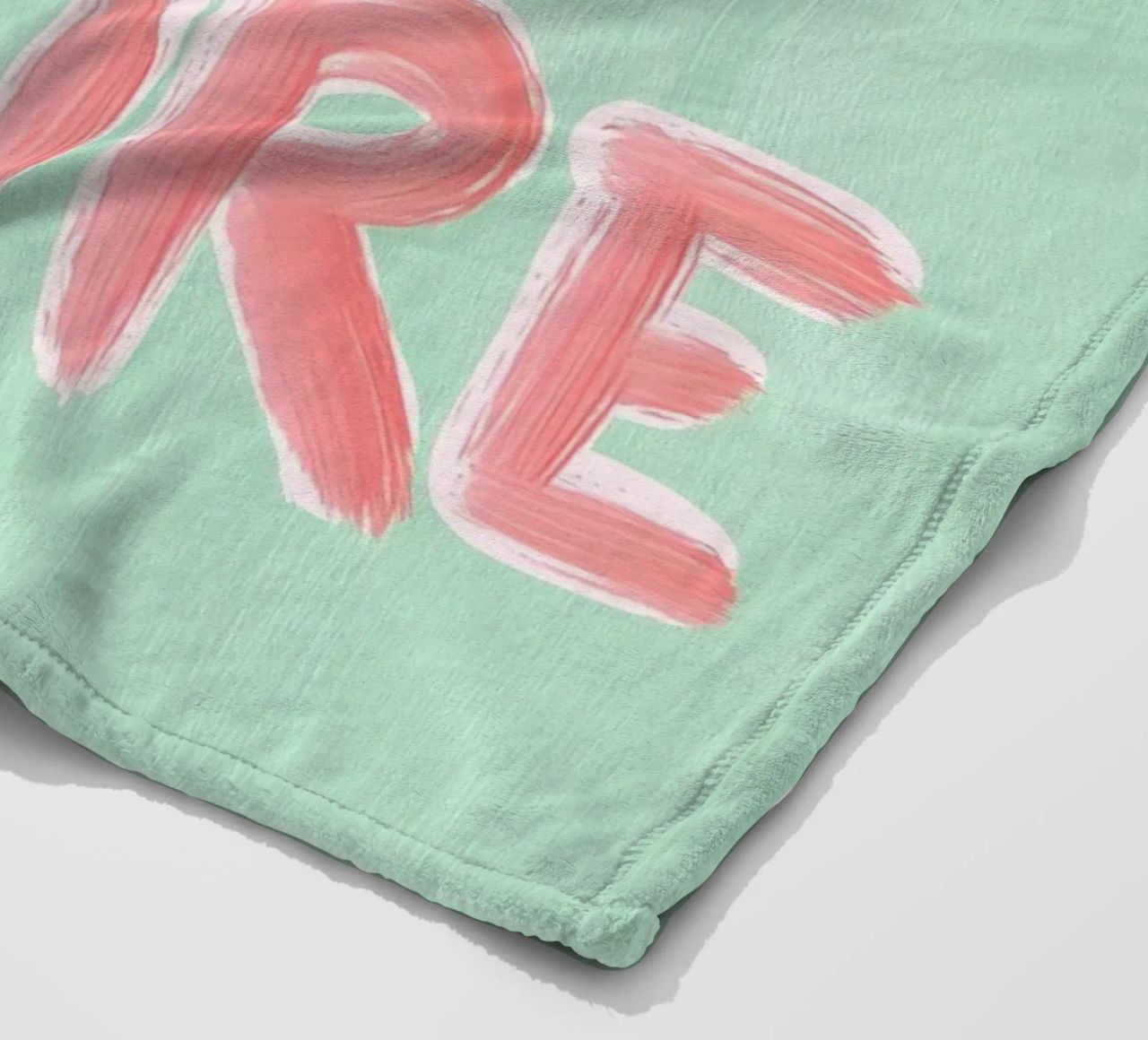 Ciao Amore, rosa Liebe coperta in pile da Carinaprint