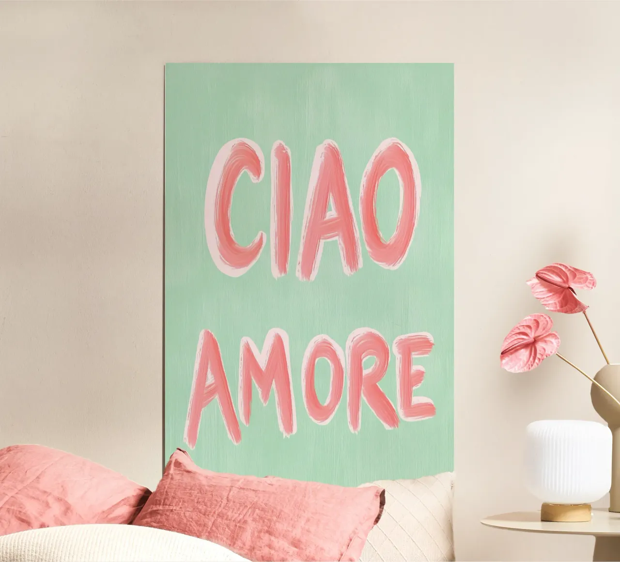 Ciao Amore, rosa Liebe carta hahnemühle da Carinaprint