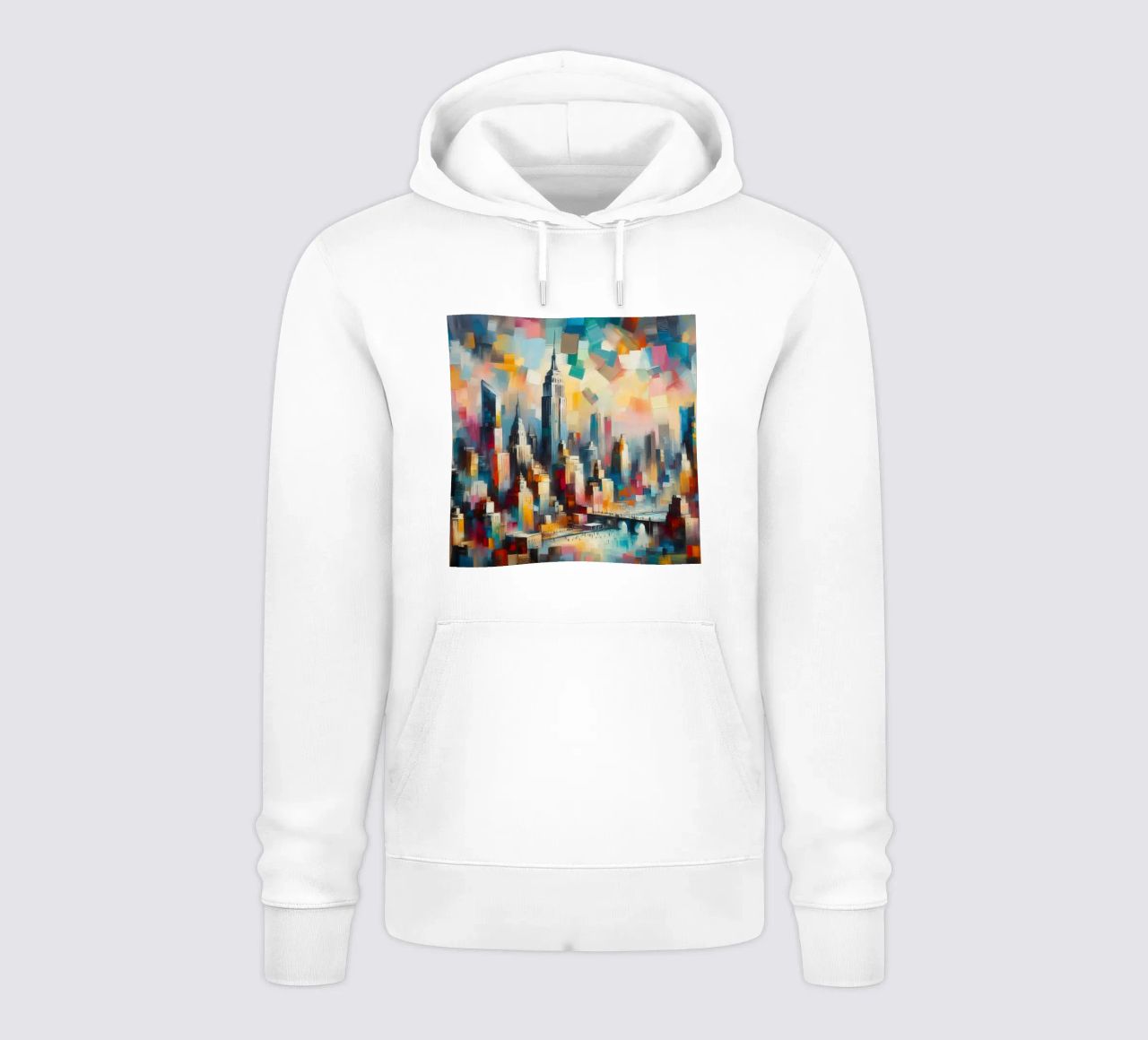 Un cuadro de Nueva York sudadera con capucha de Point and Art