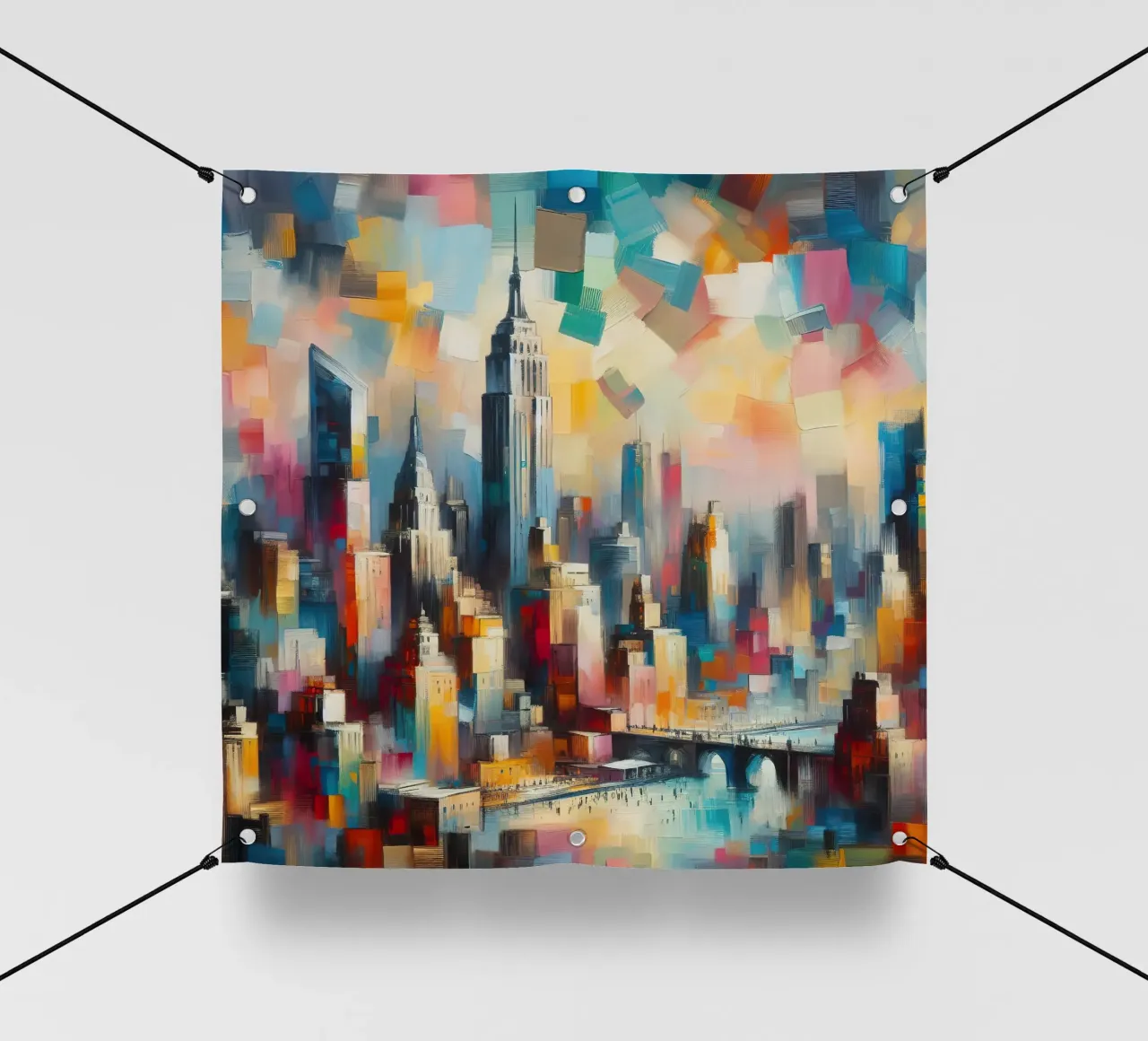Un dipinto di New York telo in pvc da 🎨 Point and Art
