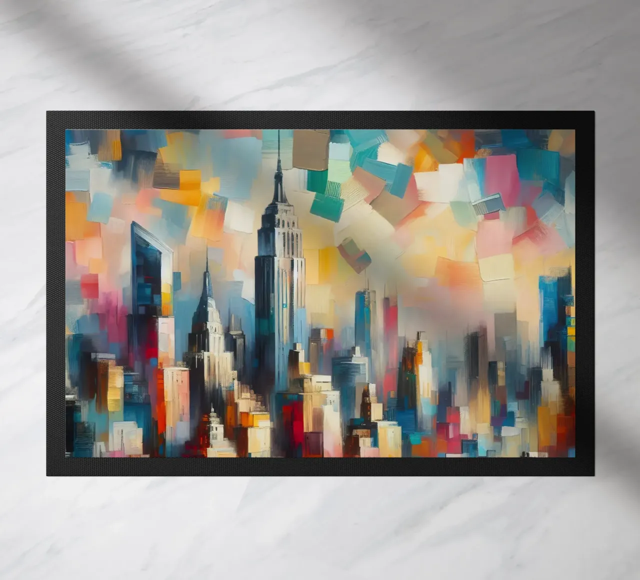 Un dipinto di New York zerbino da Point and Art