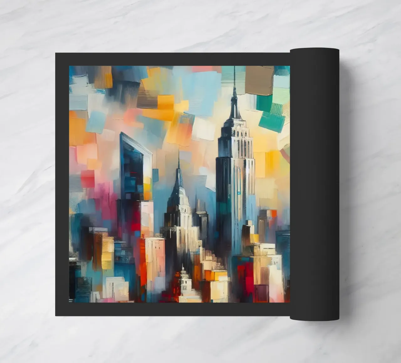 Un dipinto di New York zerbino da Point and Art