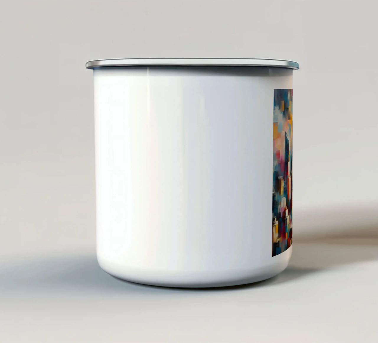 Un dipinto di New York tazza in smalto da Point and Art