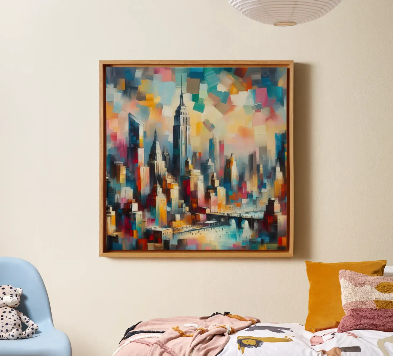 Un dipinto di New York tela con Cornice a cassetta da 🎨 Point and Art