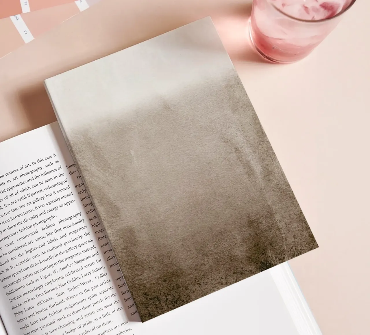 Fading Brown notebook by Monika Strigel
