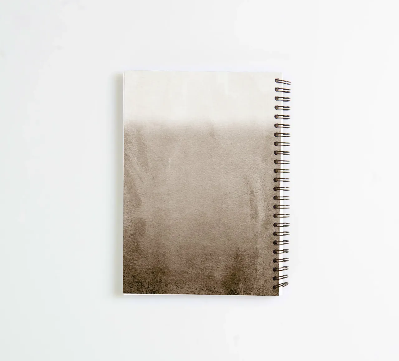 Fading Brown cuaderno de espiral de Monika Strigel