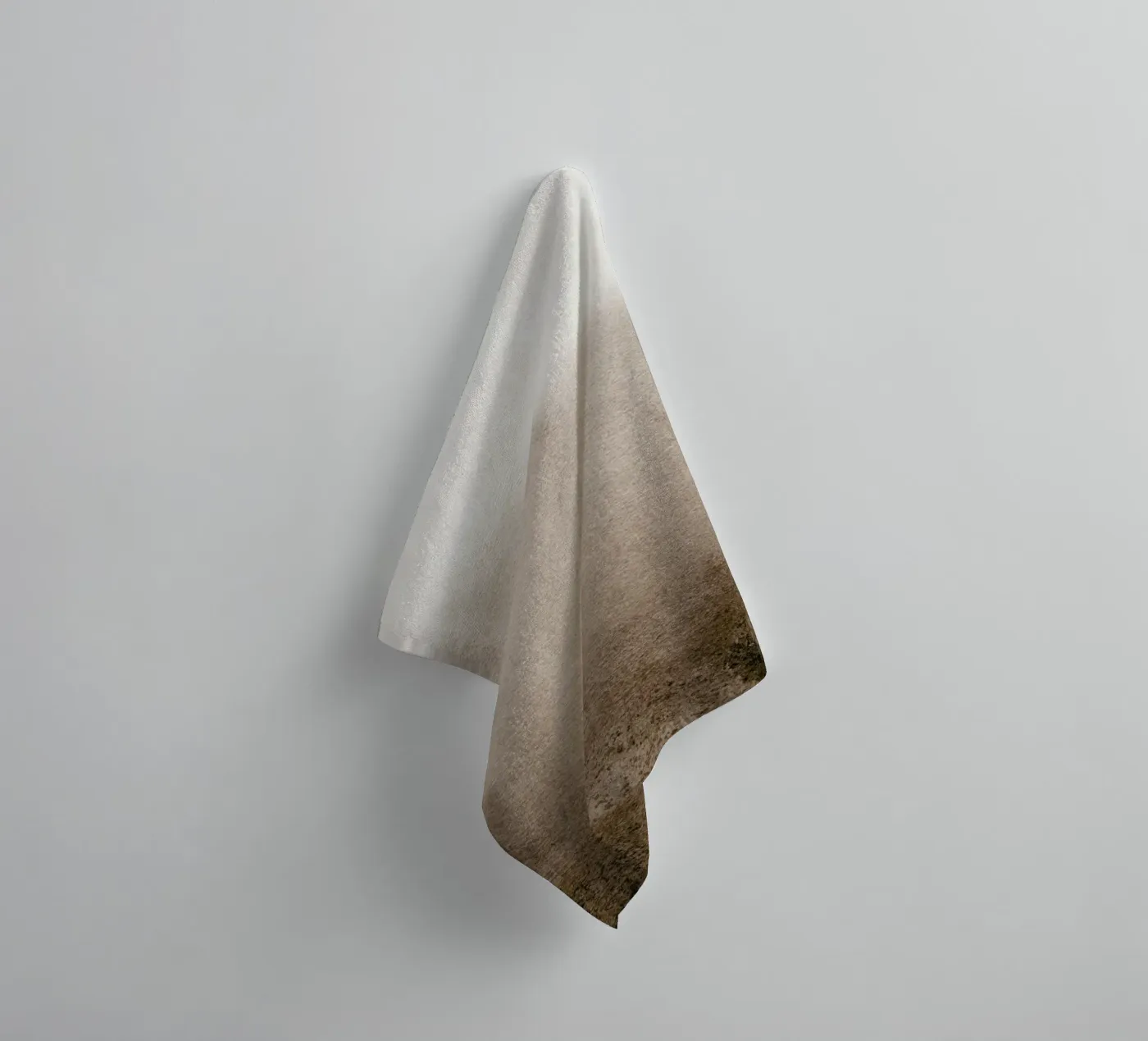 Fading Brown towel by Monika Strigel