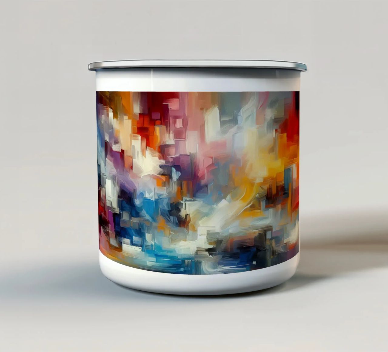 Vortici II tazza in smalto da Point and Art
