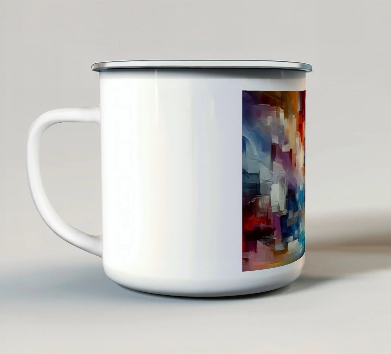 Vortici II tazza in smalto da Point and Art