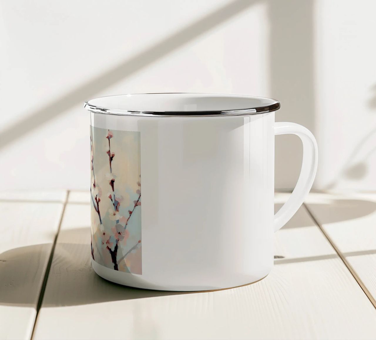 uccellino tazza in smalto da Point and Art