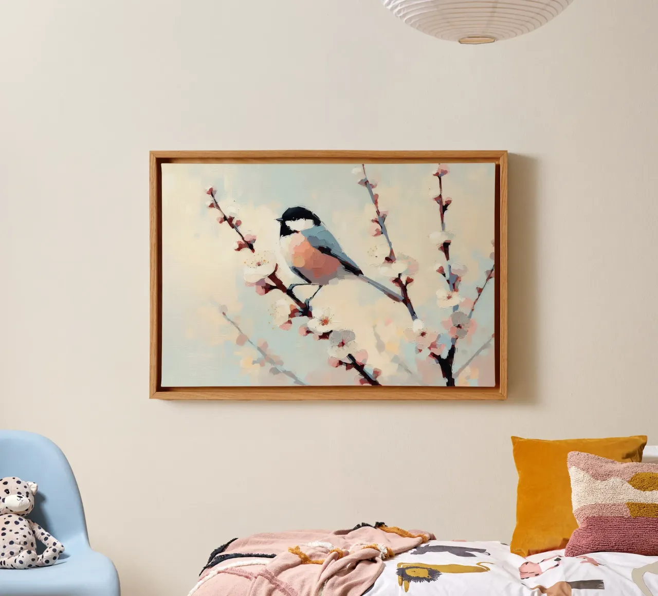 uccellino tela con Cornice a cassetta da 🎨 Point and Art
