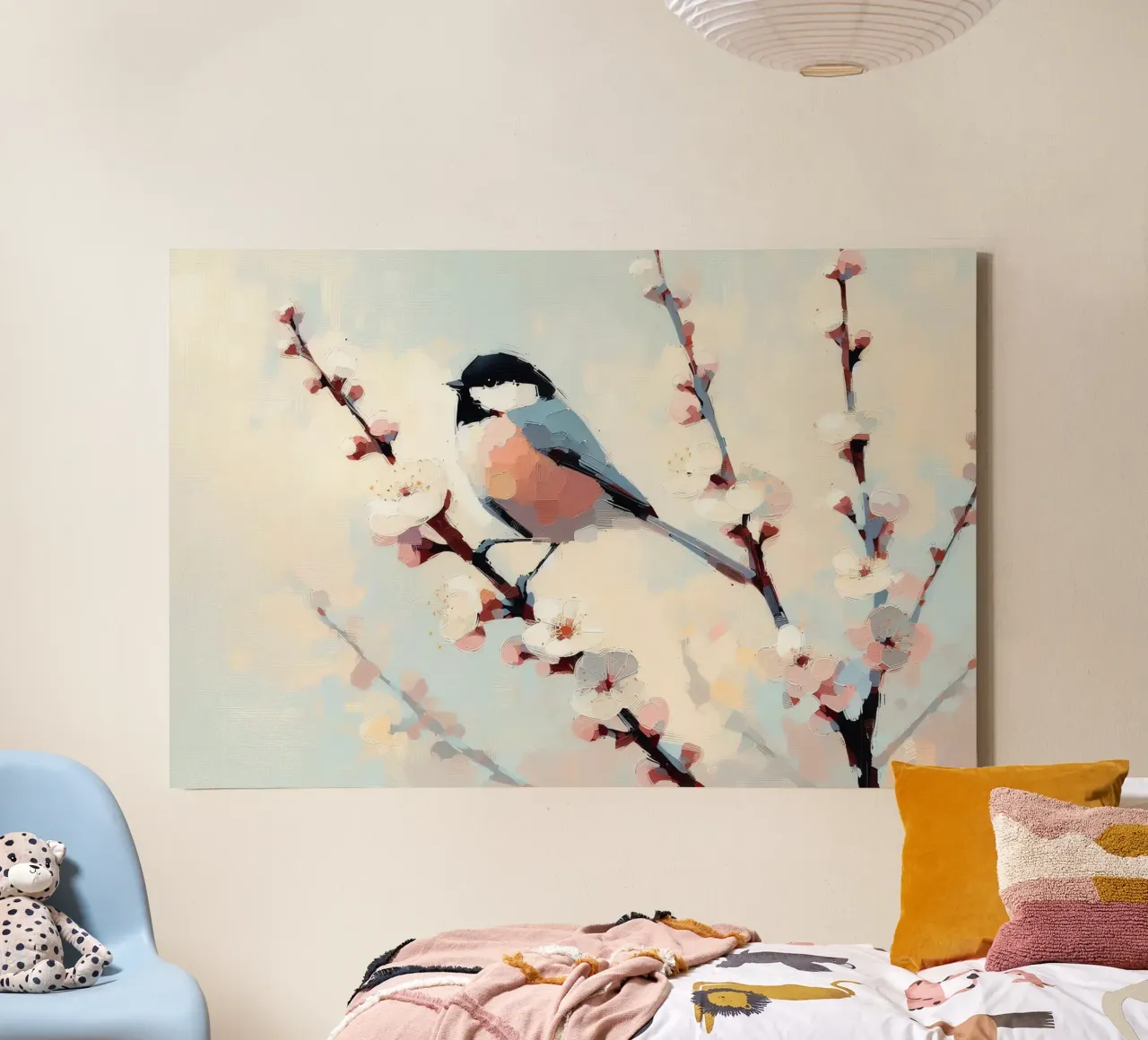 uccellino tela con Cornice a cassetta da 🎨 Point and Art