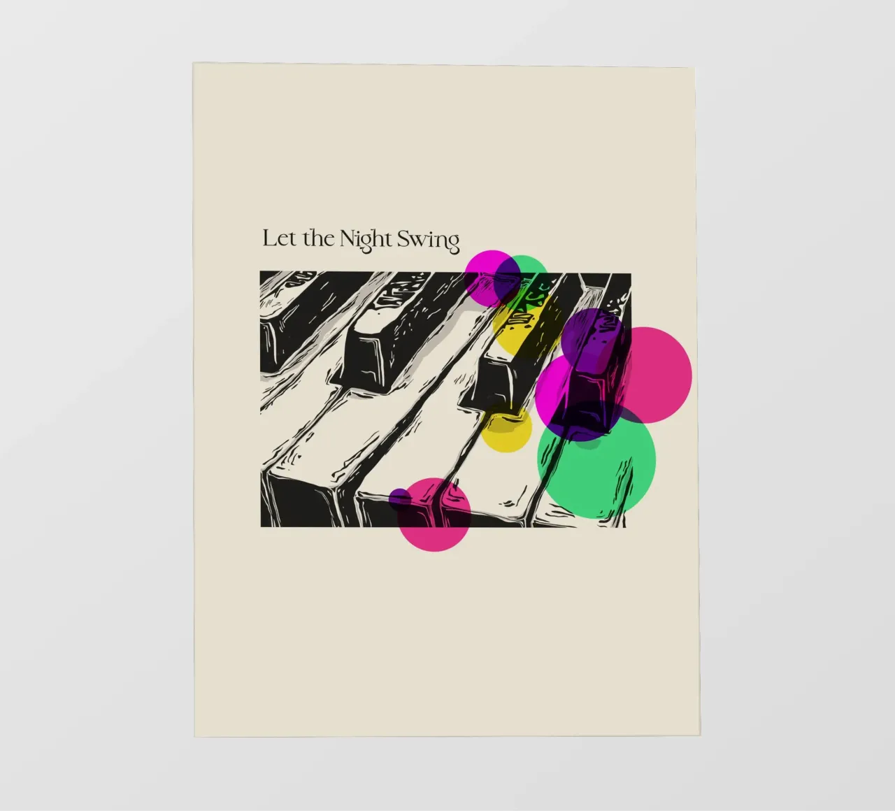 Piano Vibes pellicola backlit da Indigo Rain