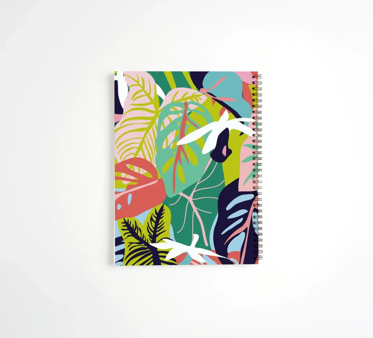 Caladium & Monsteras spiral notebook by Mariery Young