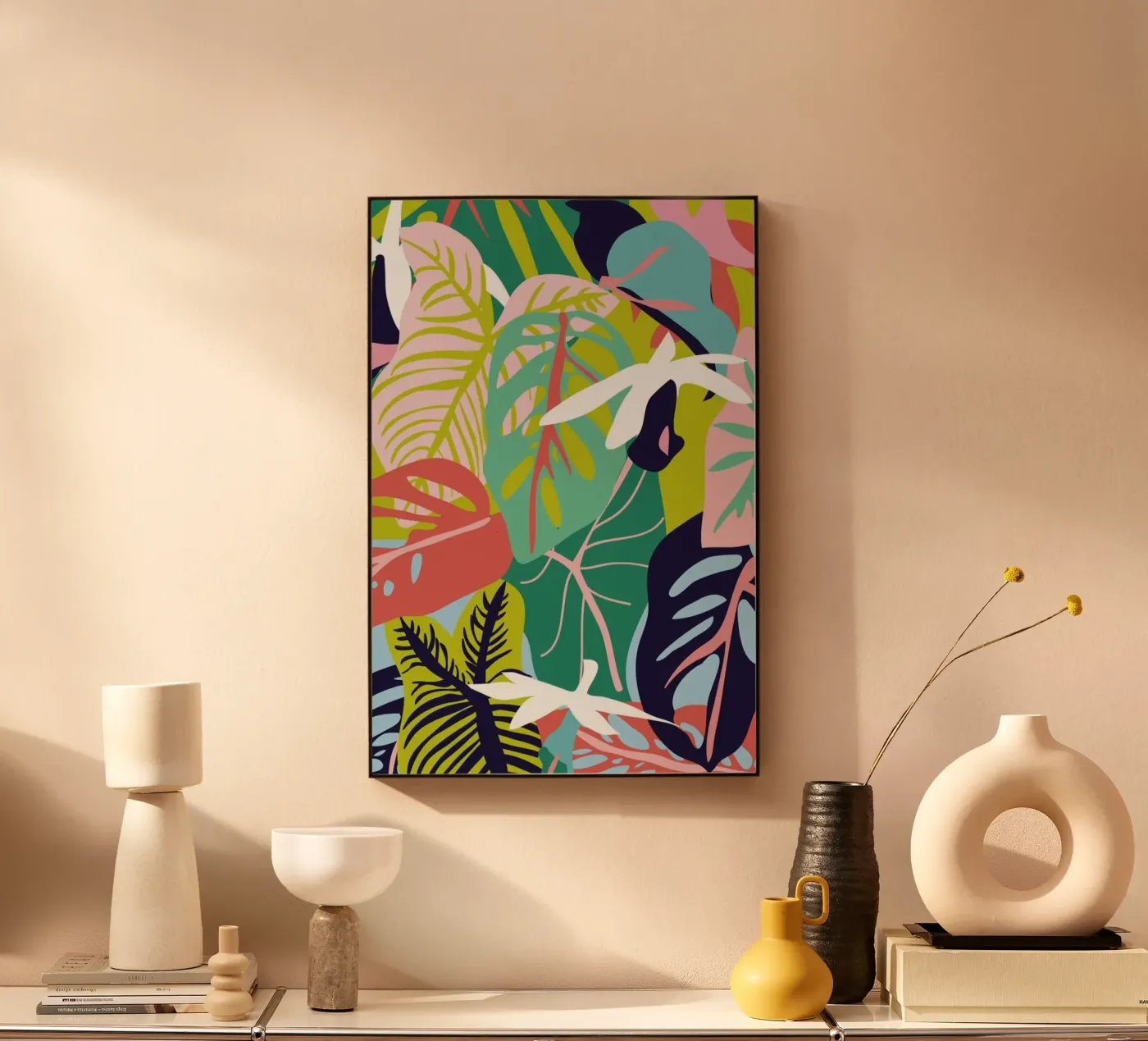 Caladium & Monsteras plexiglas de Mariery Young