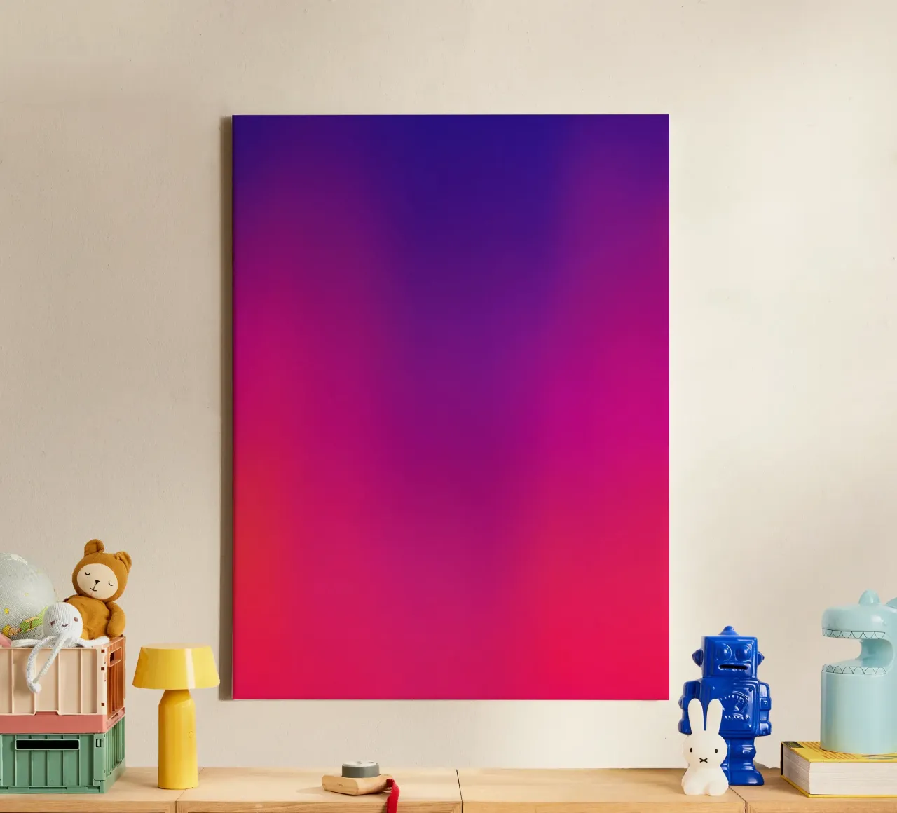 Metamorfose - Levendige vreugde canvas met Baklijst van Petra Lang