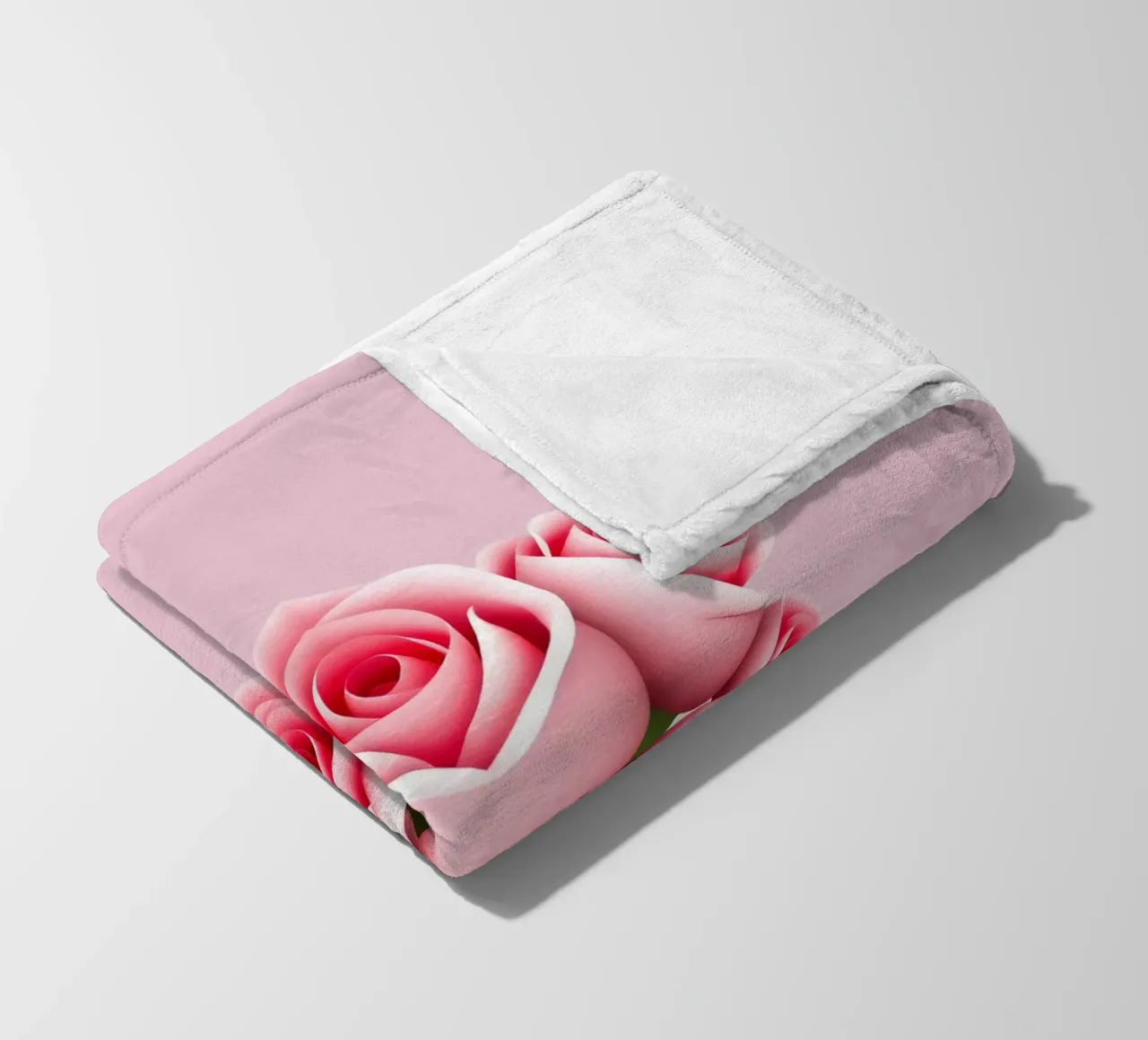 Un bouquet di rose rosa splendidamente composto coperta in pile da DesignDoodle