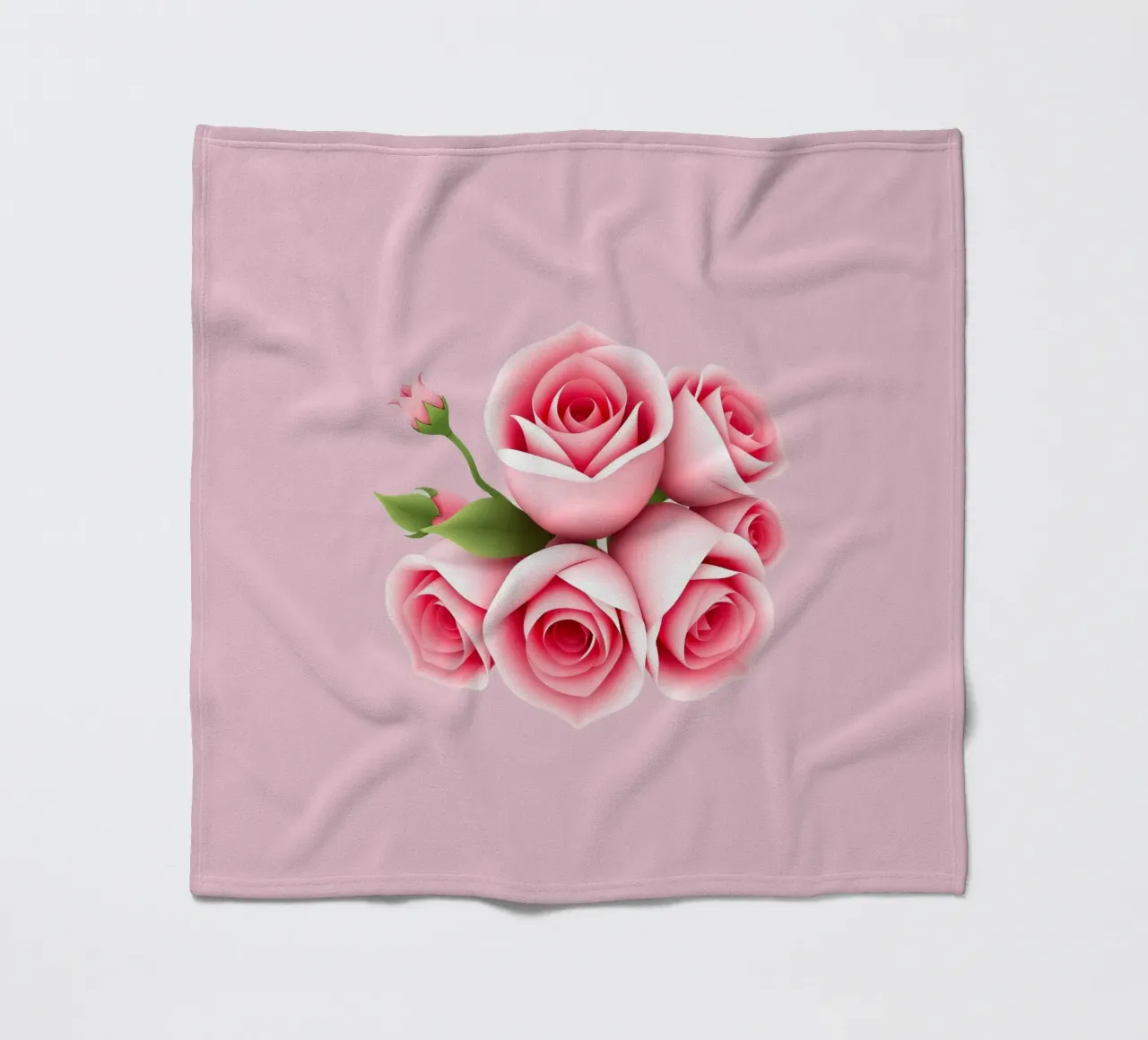 Un bouquet di rose rosa splendidamente composto coperta in pile da DesignDoodle
