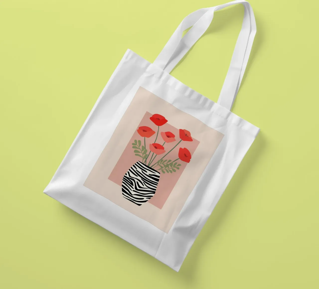 The Poppies borsa in juta da Gypsy Galleria