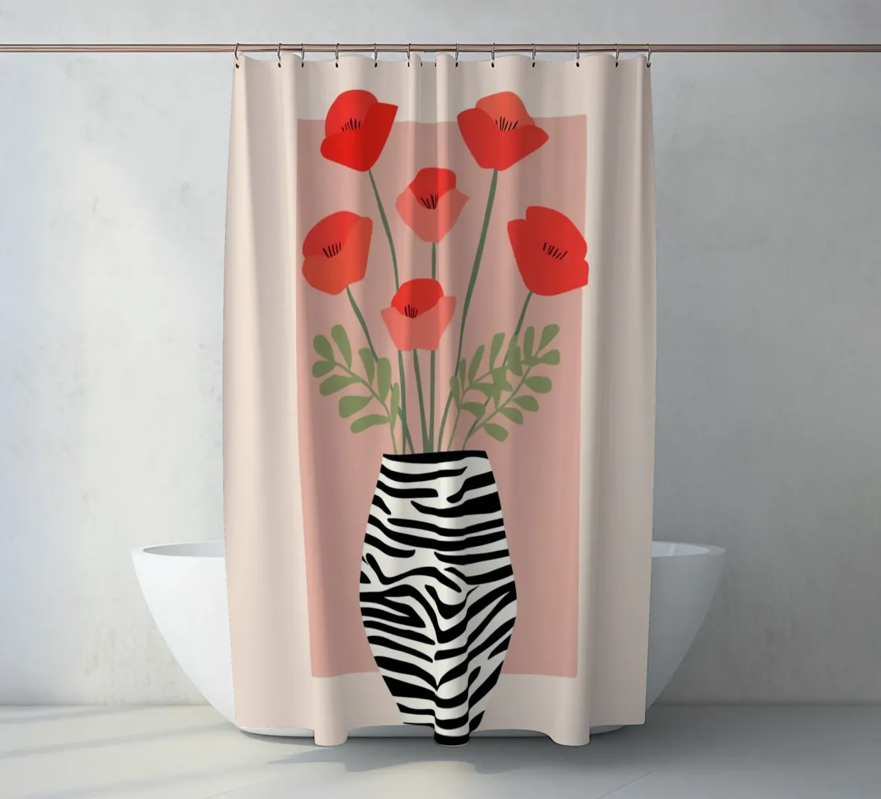 The Poppies tenda da doccia da Gypsy Galleria