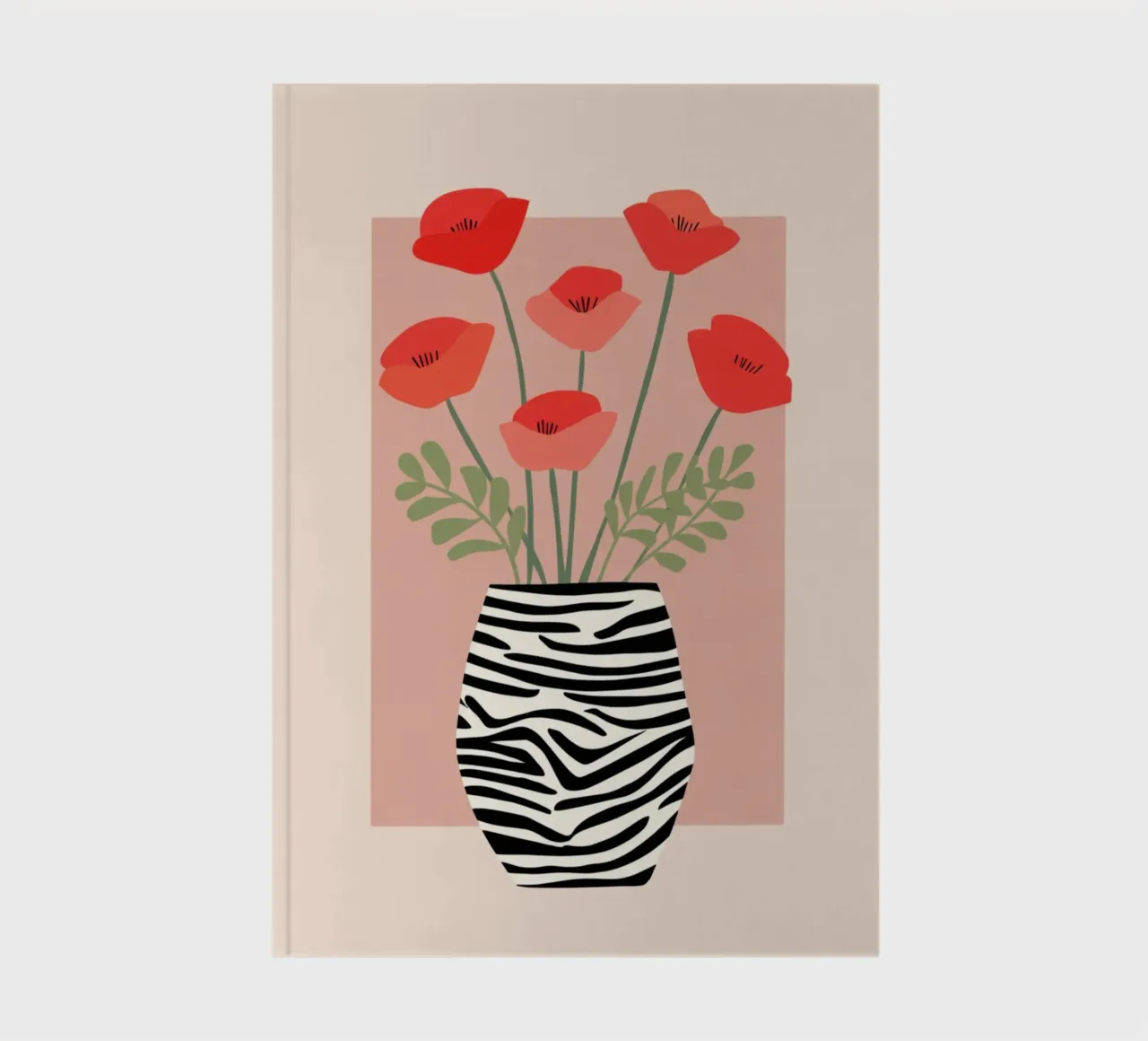 The Poppies notebook by Gypsy Galleria