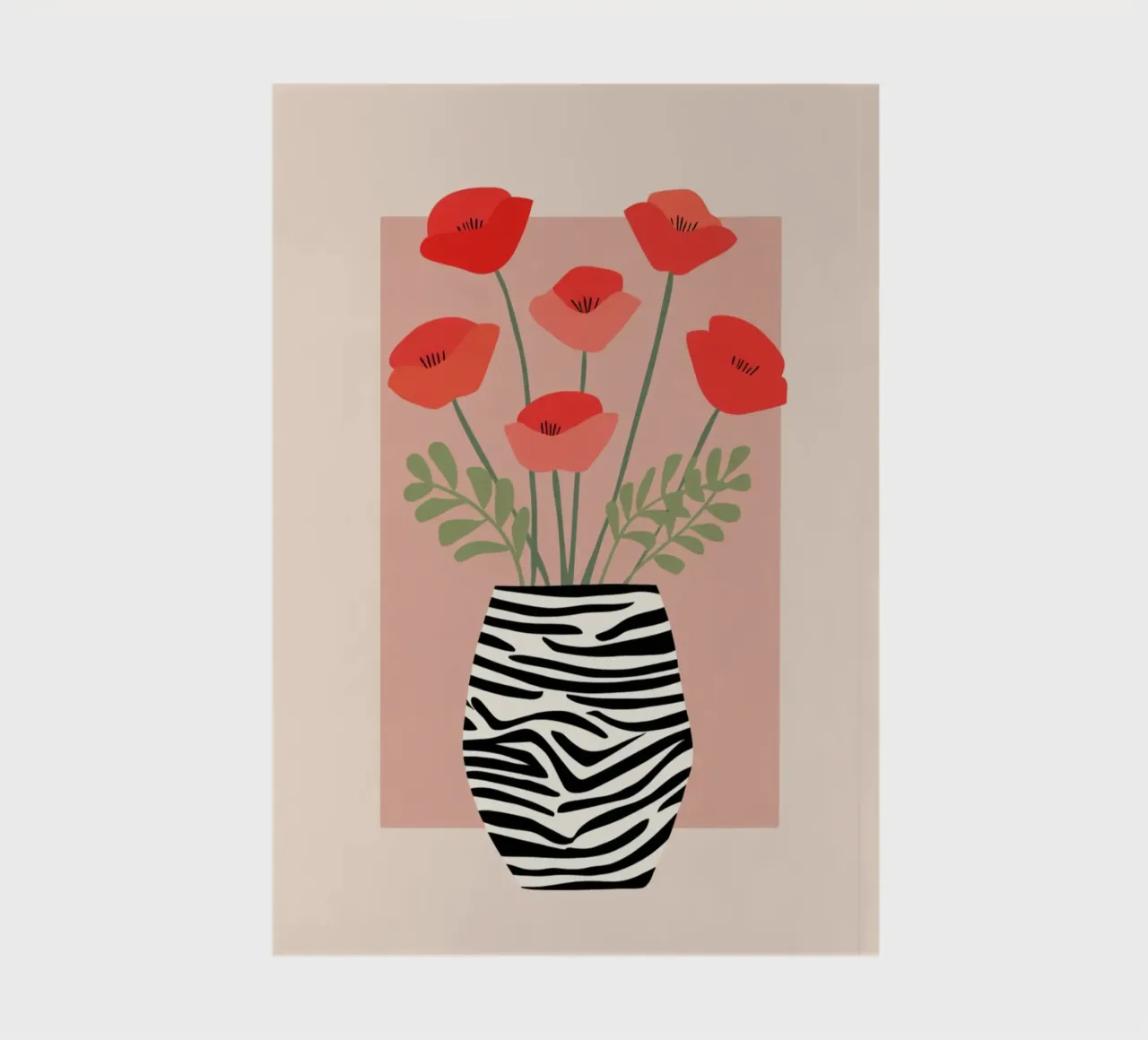 The Poppies notebook by Gypsy Galleria