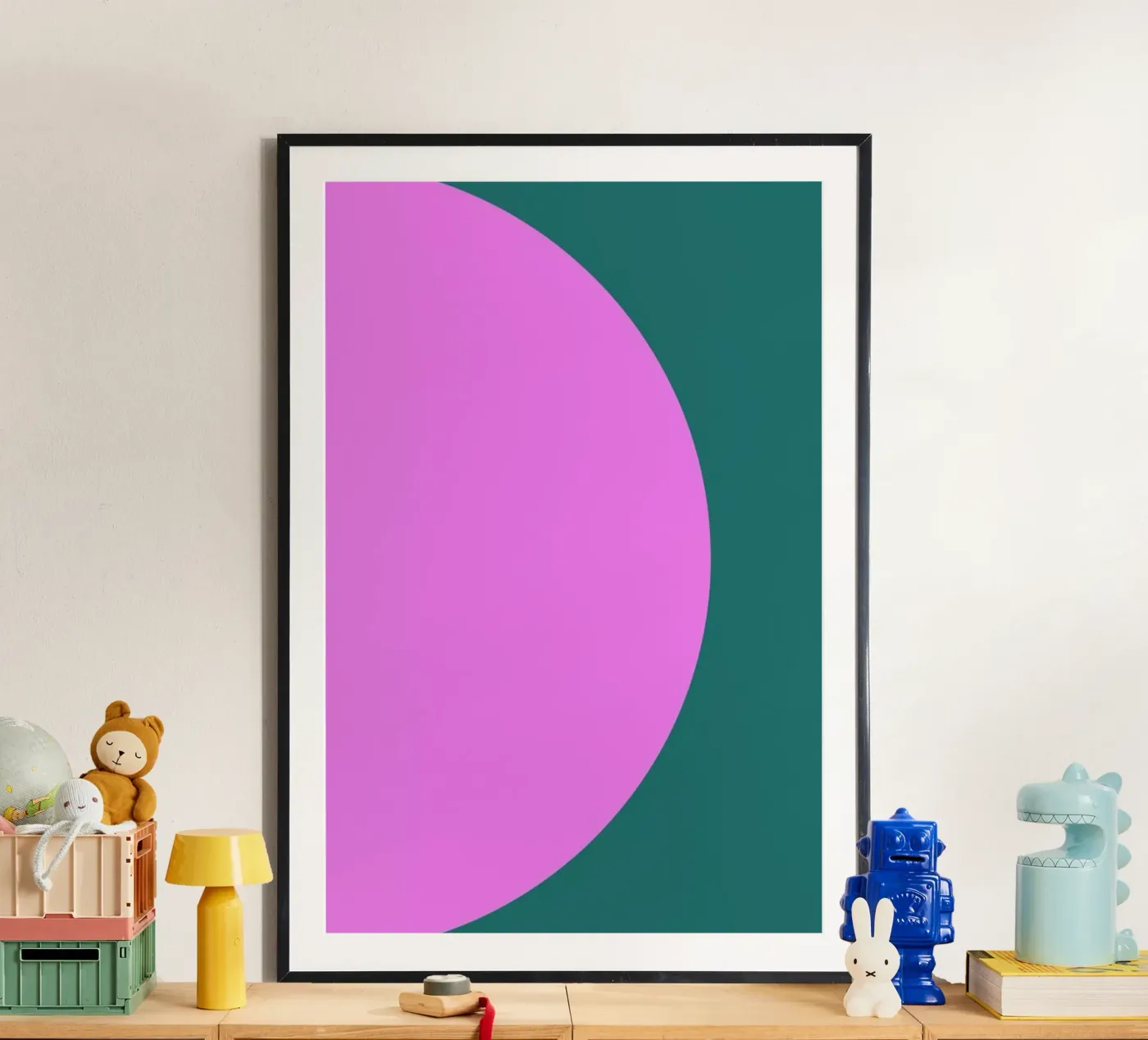 Shapes poster van Linda Gobeta