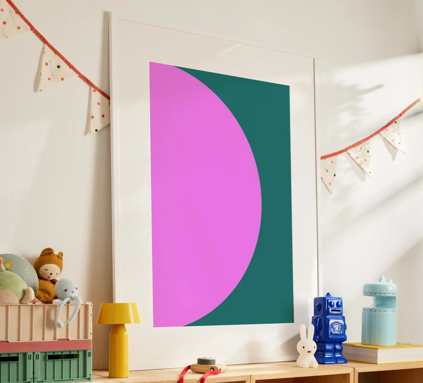 Shapes poster van Linda Gobeta