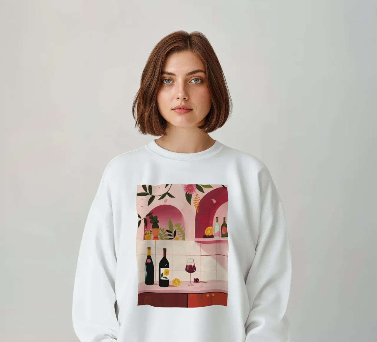 Time for WIne Sweatshirt von Gypsy Galleria